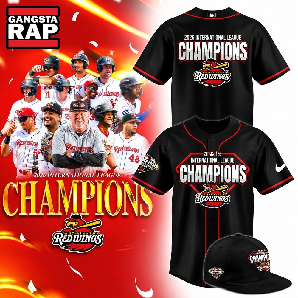 Rochester Red Wings International League Champions 2026 Baseball Jersey, Trending Baseball Jersey Rochester Red Wings International League Champions 2026 Baseball Jersey, Trending Baseball Jersey