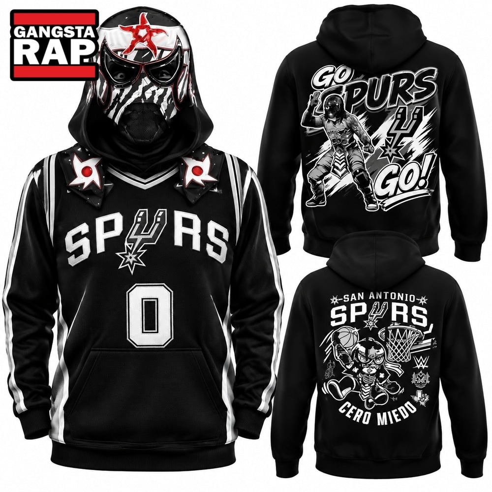San Antonio Spurs x Cero Miedo WWE Superstar Penta 2026 Hoodie, Trending Design Shirt San Antonio Spurs x Cero Miedo WWE Superstar Penta 2026 Hoodie, Trending Design Shirt