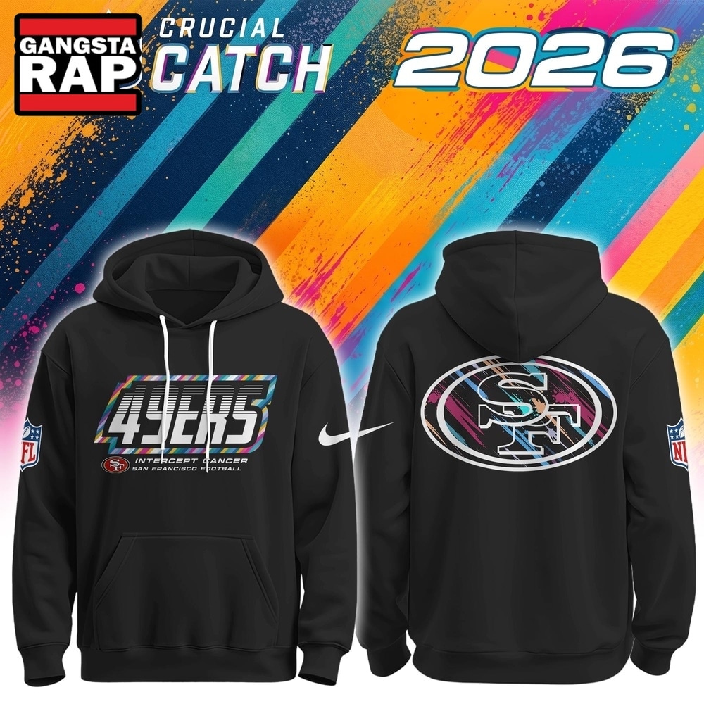 San Francisco 49ers NFL 2026 Crucial Catch Limited Edition Black Hoodie, Trending Design Shirt San Francisco 49ers NFL 2026 Crucial Catch Limited Edition Black Hoodie, Trending Design Shirt
