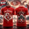 San Francisco 49ers x Fourth Wing Night 2026 Limited Edition T Shirt, Trending 3D Music Shirt San Francisco 49ers X Fourth Wing Night 2026 Limited Edition T Shirt