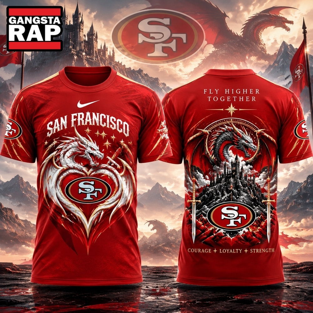 San Francisco 49ers x Fourth Wing Night 2026 Limited Edition T Shirt, Trending 3D Music Shirt San Francisco 49ers X Fourth Wing Night 2026 Limited Edition T Shirt