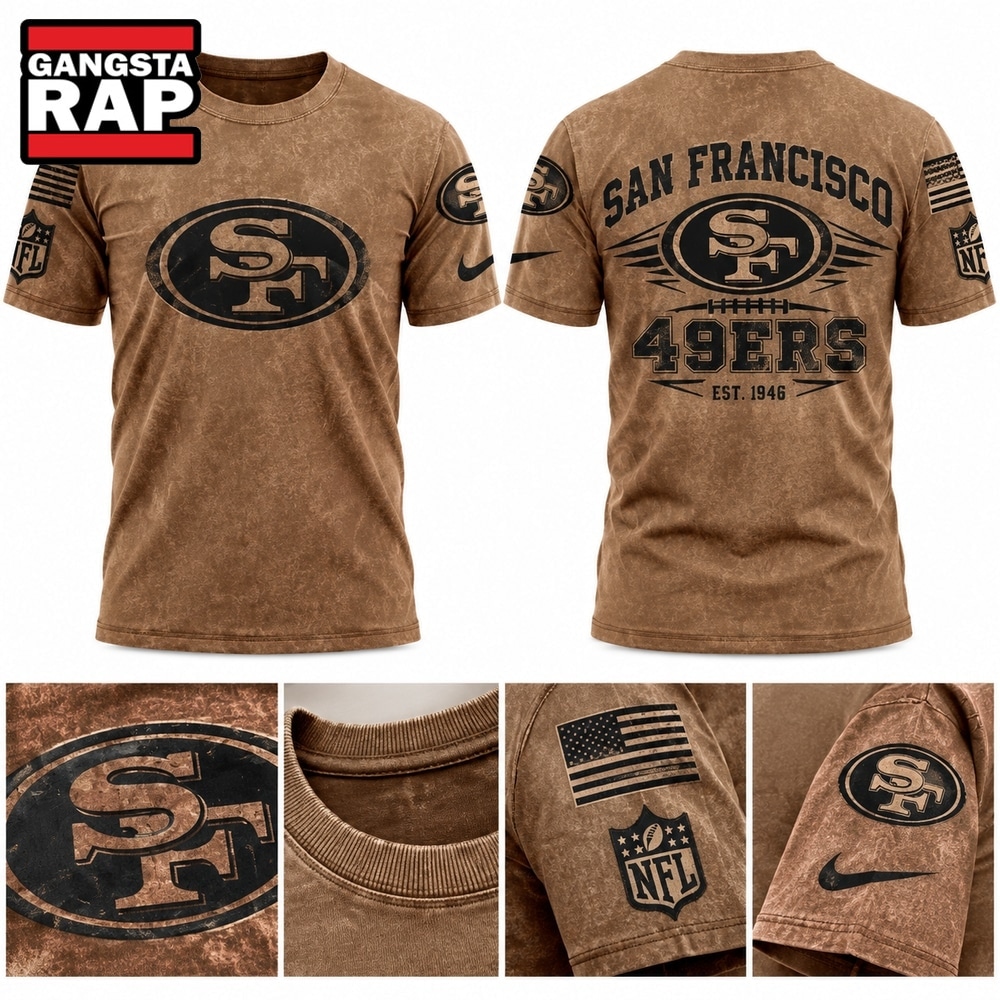 San Francisco 49ers x Salute To Service Limited Edition 2026 3D Shirt, Trending Design Shirt San Francisco 49ers x Salute To Service Limited Edition 2026 3D Shirt, Trending Design Shirt