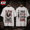 Saw Nurse Play the Shift Halloween 3D Shirt, Trending 3D Music Shirt Saw Nurse Play The Shift Halloween 3D Shirt