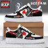 Scream 7 Ghostface Custom Air Force 1 Shoes, Horror Movie Graphic Low Top Sneakers, Music Air Force 1 Shoes Scream 7 Ghostface Custom Air Force 1 Shoes Horror Movie Graphic Low Top Sneakers
