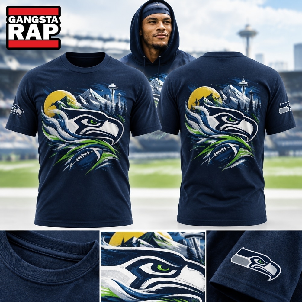 Seattle Seahawks 2026 Latino Heritage Month Collection T Shirt, Trending Design Shirt Seattle Seahawks 2026 Latino Heritage Month Collection T Shirt