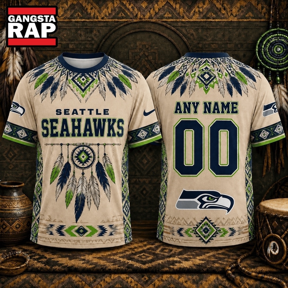 Seattle Seahawks 2026 NFL Native American Heritage 3D Shirt, Football New Design Shirt Seattle Seahawks 2026 Nfl Native American Heritage 3D Shirt