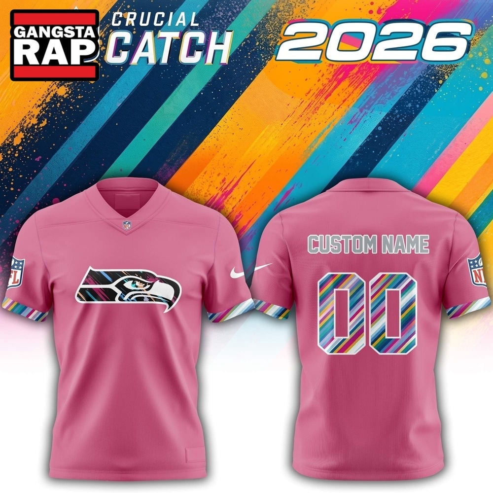 Seattle Seahawks NFL 2026 Crucial Catch Limited Edition Pink Football Jersey, Trending Football Jersey Seattle Seahawks Nfl 2026 Crucial Catch Limited Edition Pink Football Jersey
