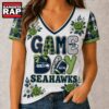 Seattle Seahawks NFL Football Flowers Team Pride V Neck T Shirt, NFL V Neck T-Shirt 2 Seattle Seahawks NFL Football Flowers Team Pride V Neck T Shirt, NFL V Neck T-Shirt Seattle Seahawks Nfl Football Flowers Team Pride V Neck T Shirt