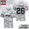 Seattle Seahawks NFL Salute to Service Custom Name & Number Camo 3D Shirt, Football New Design Shirt 3 Seattle Seahawks NFL Salute to Service Custom Name & Number Camo 3D Shirt, Football New Design Shirt Seattle Seahawks Nfl Salute TO Service Custom Name Number Camo 3D Shirt