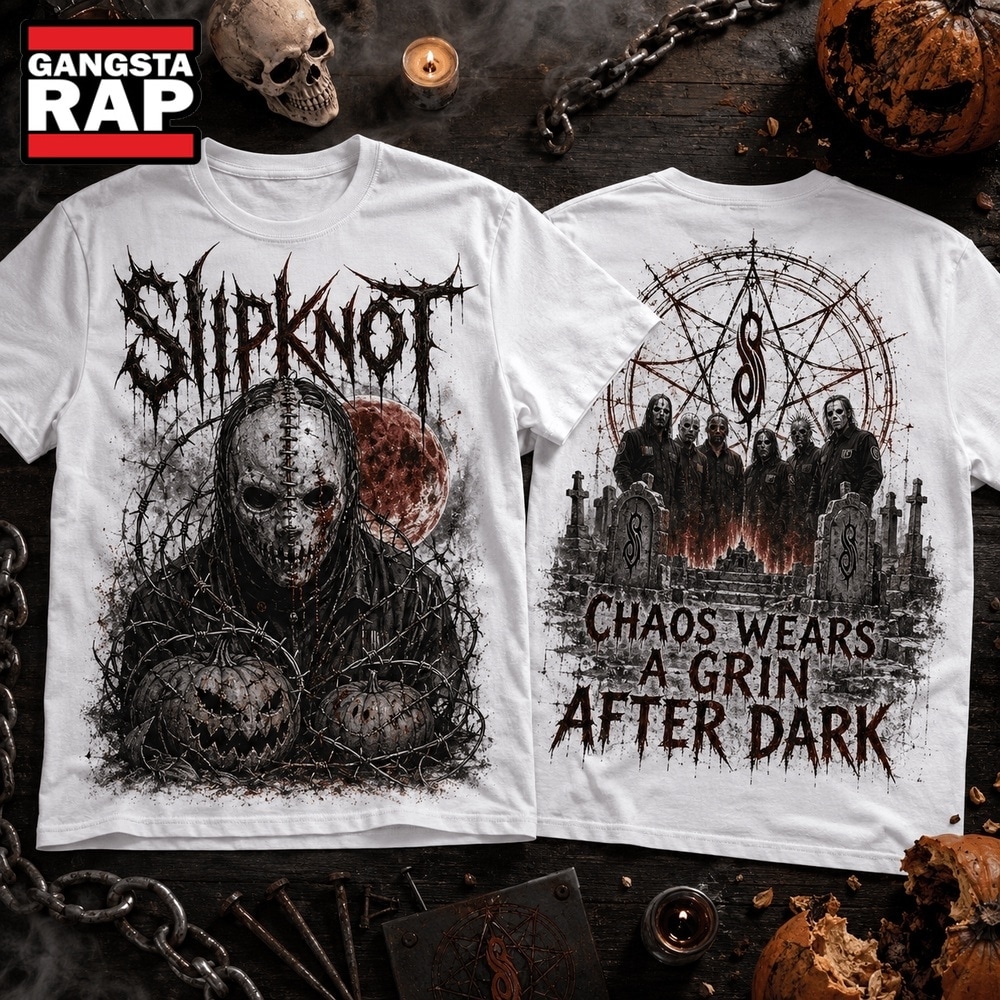 Slipknot Chaos After Dark Halloween 3D Shirt, Trending 3D Music Shirt