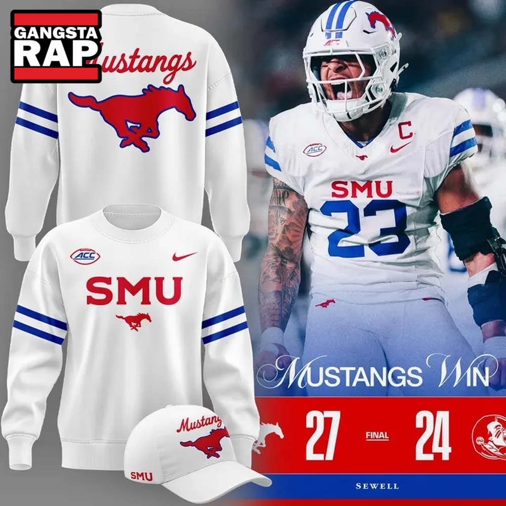 Where to Buy Smu Mustangs Merch Fans Are Searching For 2 SMU Mustangs Football 2026 Score Winer 27 24 Sweatshirt, Trending Design Shirt