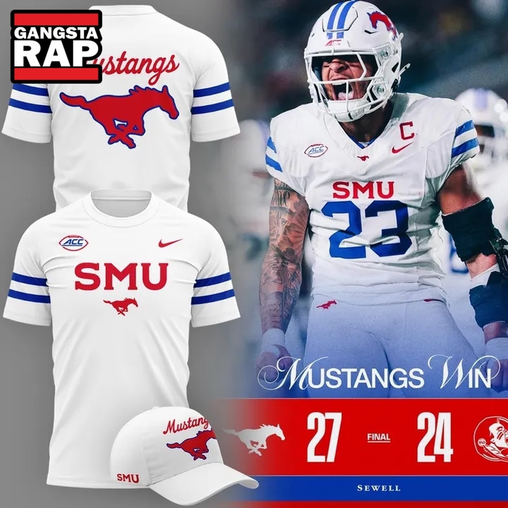 Where to Buy Smu Mustangs Merch Fans Are Searching For 1 SMU Mustangs Football 2026 Score Winer 27 24 T Shirt, Trending Design Shirt