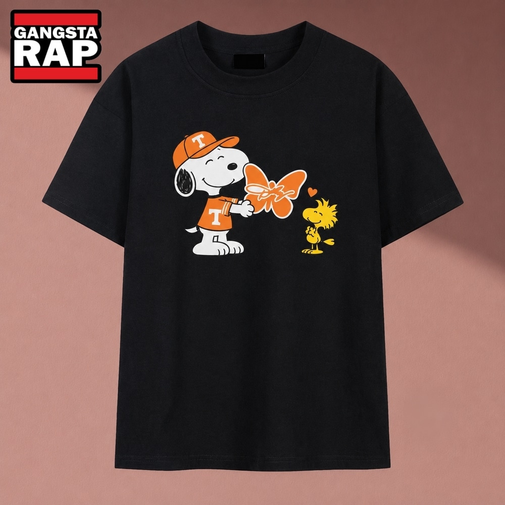 Snoopy And Woodstock Tennessee Volunteers Orange Heart Graphic T Shirt, Music 2D Shirt Snoopy And Woodstock Tennessee Volunteers Orange Heart Graphic T Shirt, Music 2D Shirt