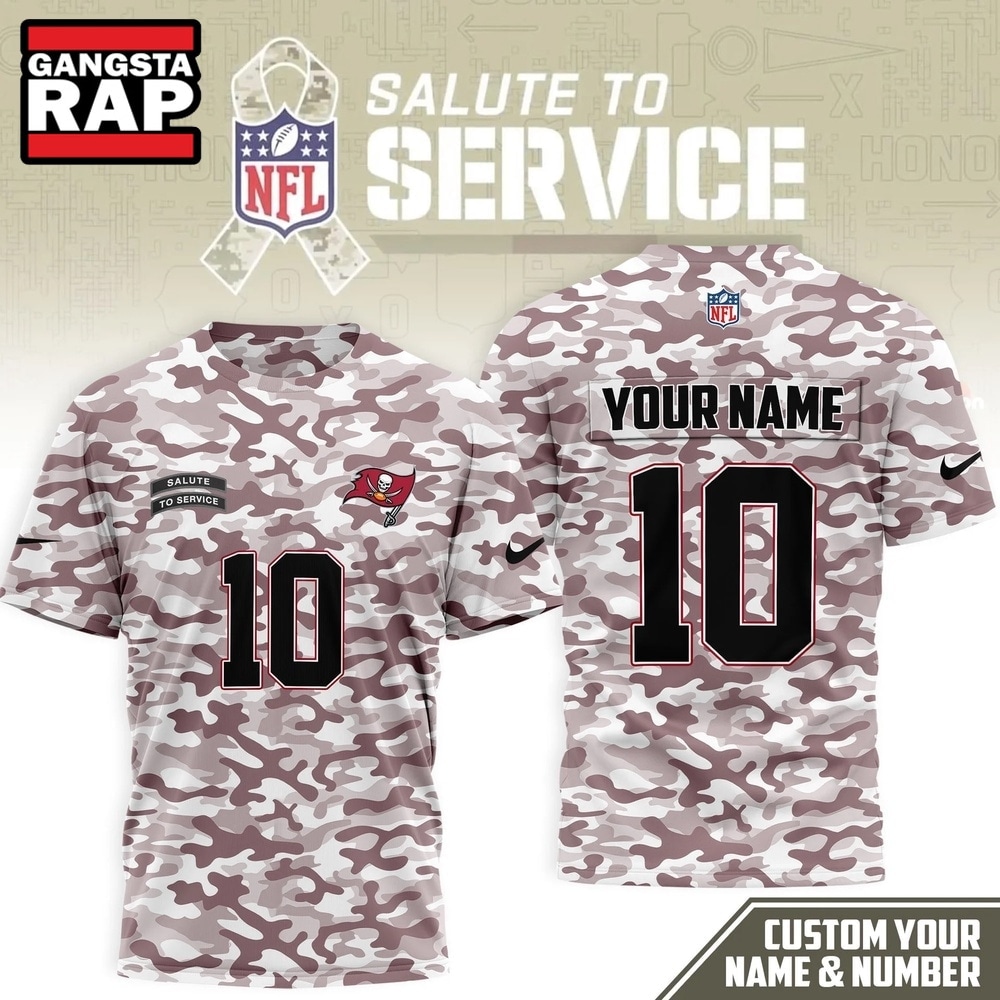 Tampa Bay Buccaneers 2026 NFL Salute to Service Camo New Design 3D Shirt, Football New Design Shirt Tampa Bay Buccaneers 2026 Nfl Salute TO Service Camo New Design 3D Shirt