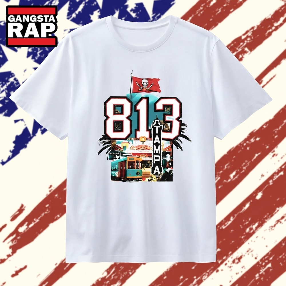 Tampa Bay Buccaneers 813 Tampa Centro Ybor T Shirt, Trending 2D Shirt Tampa Bay Buccaneers 813 Tampa Centro Ybor T Shirt, Trending 2D Shirt