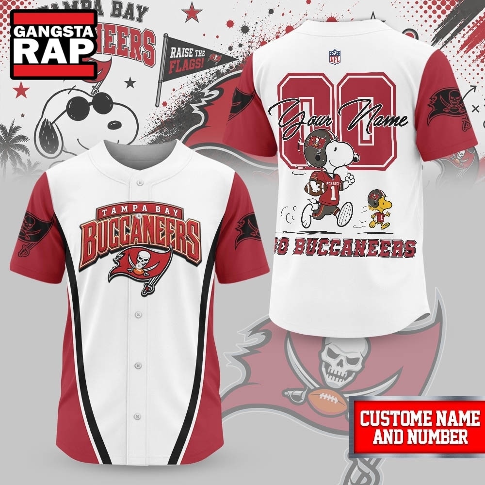 Tampa Bay Buccaneers Outfit Ideas and Style Inspiration 3 Tampa Bay Buccaneers NFL Snoopy Ultimate Game Day Personalized Jersey Shirt, NFL Baseball Jersey