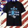 Tampa Bay Rays 2024 Postseason Clinched Vintage T Shirt, Trending 2D Shirt Tampa Bay Rays 2024 Postseason Clinched Vintage T Shirt