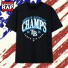 Tampa Bay Rays 2026 American League East Champs T Shirt, Trending 2D Shirt 2 Tampa Bay Rays 2026 American League East Champs T Shirt, Trending 2D Shirt Tampa Bay Rays 2026 American League East Champs T Shirt