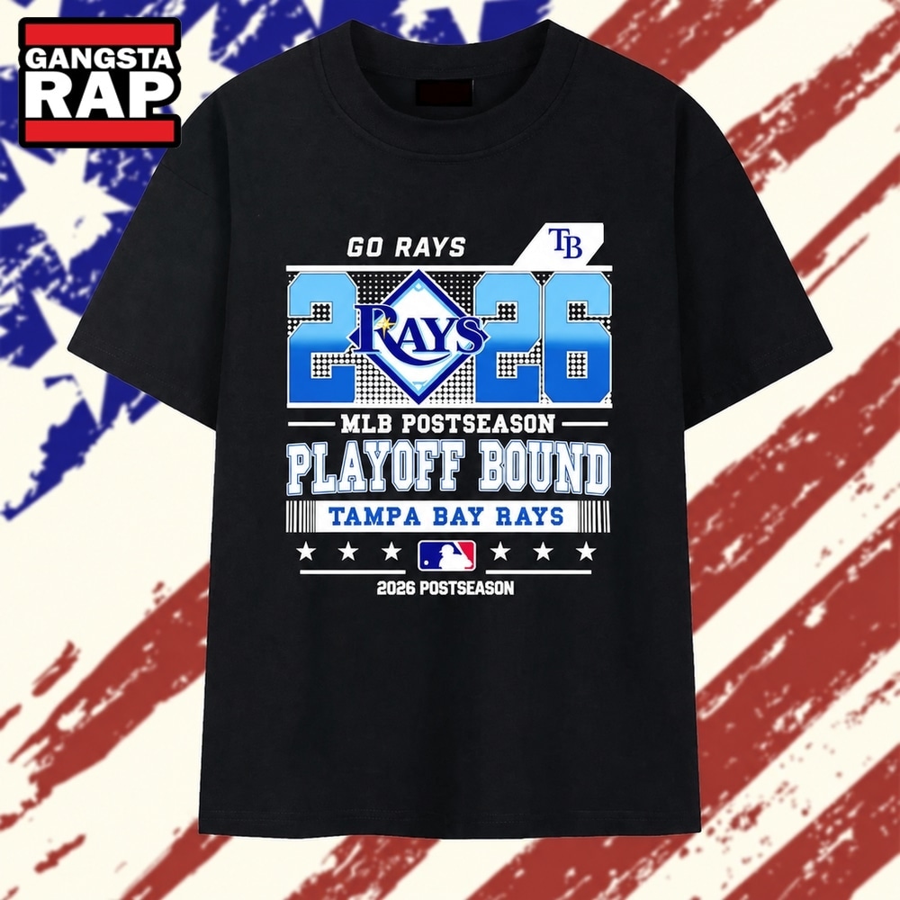 Tampa Bay Rays 2026 MLB Postseason Playoff Bound T Shirt, Trending 2D Shirt Tampa Bay Rays 2026 MLB Postseason Playoff Bound T Shirt, Trending 2D Shirt