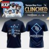 Tampa Bay Rays 2026 Postseason Clinched T Shirt, Trending Design Shirt Tampa Bay Rays 2026 Postseason Clinched T Shirt