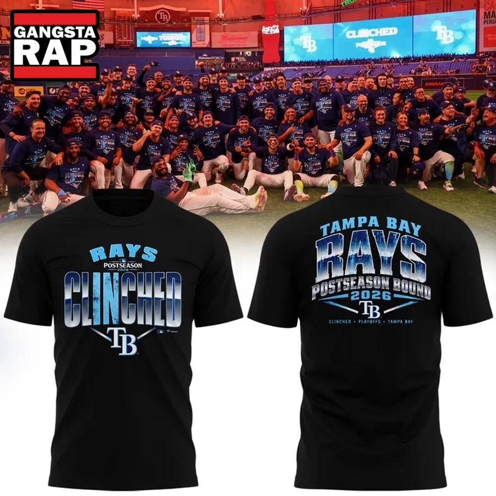 Tampa Bay Rays Black 2026 Postseason T Shirt, Trending Design Shirt Tampa Bay Rays Black 2026 Postseason T Shirt, Trending Design Shirt