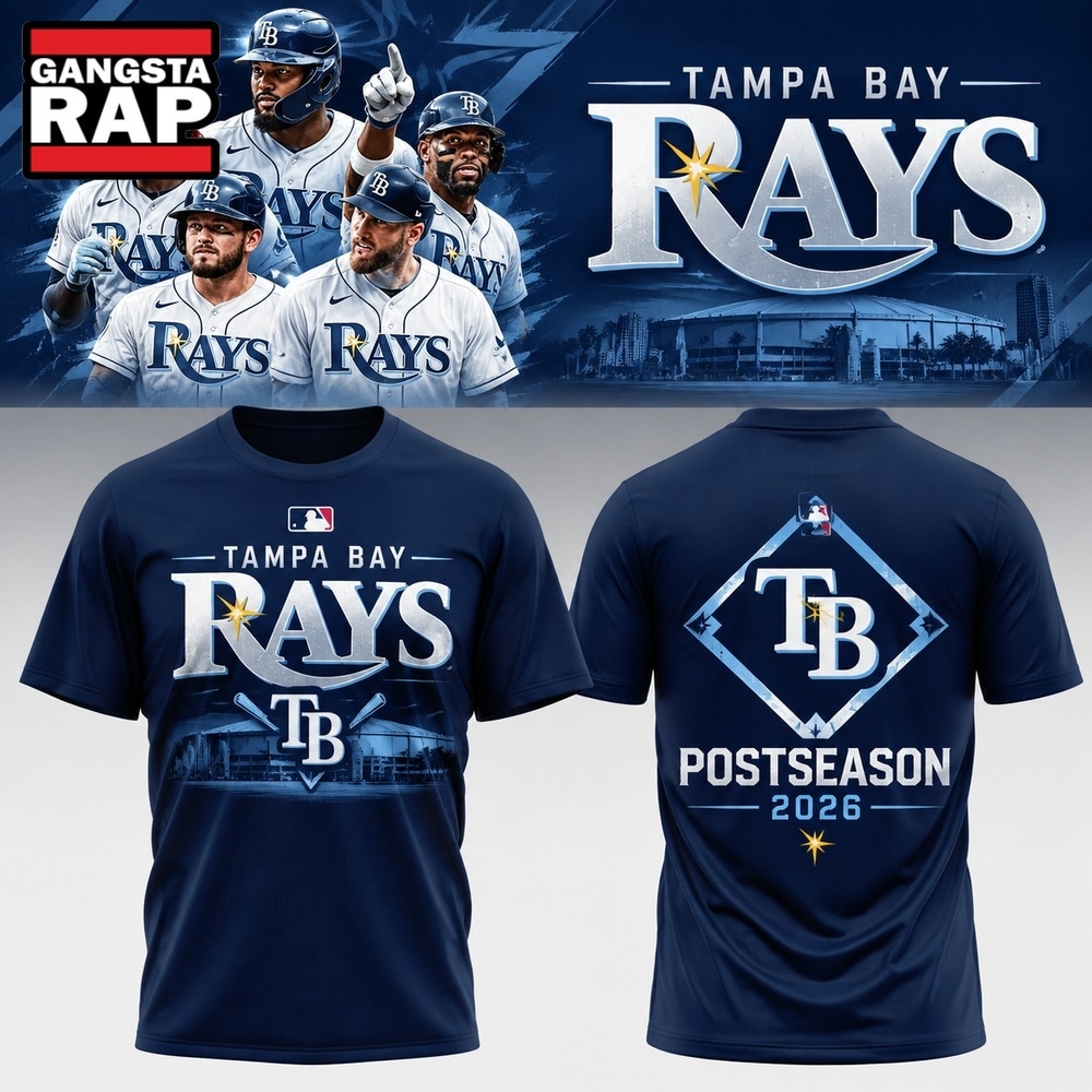 Tampa Bay Rays Postseason Clinched 2026 Graphic T Shirt, Trending Design Shirt Tampa Bay Rays Postseason Clinched 2026 Graphic T Shirt, Trending Design Shirt
