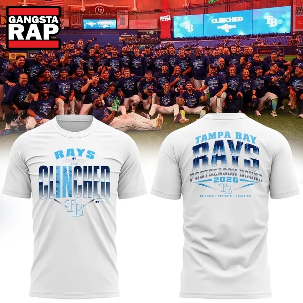Tampa Bay Rays White 2026 Postseason T Shirt, Trending Design Shirt Tampa Bay Rays White 2026 Postseason T Shirt, Trending Design Shirt