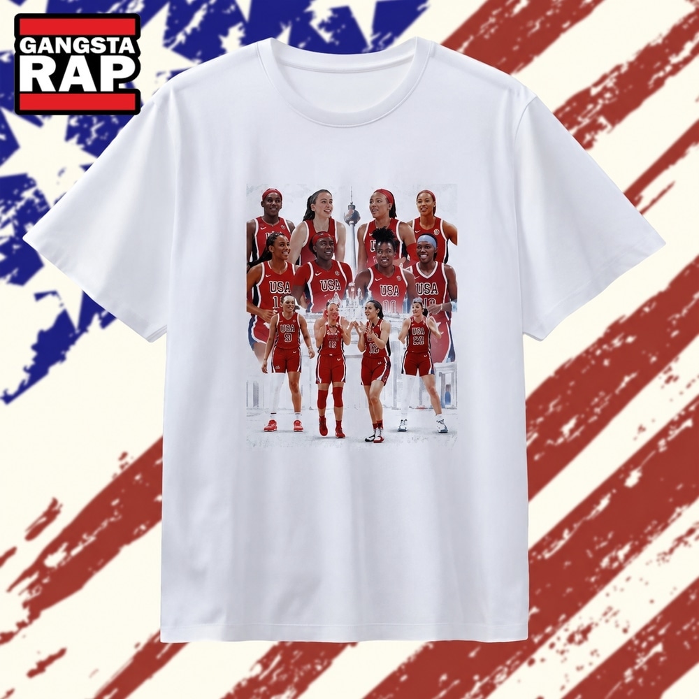 Team USA 2026 FIBA Women’s Basketball World Cup T Shirt, Trending 2D Shirt Team Usa 2026 Fiba Women S Basketball World Cup T Shirt