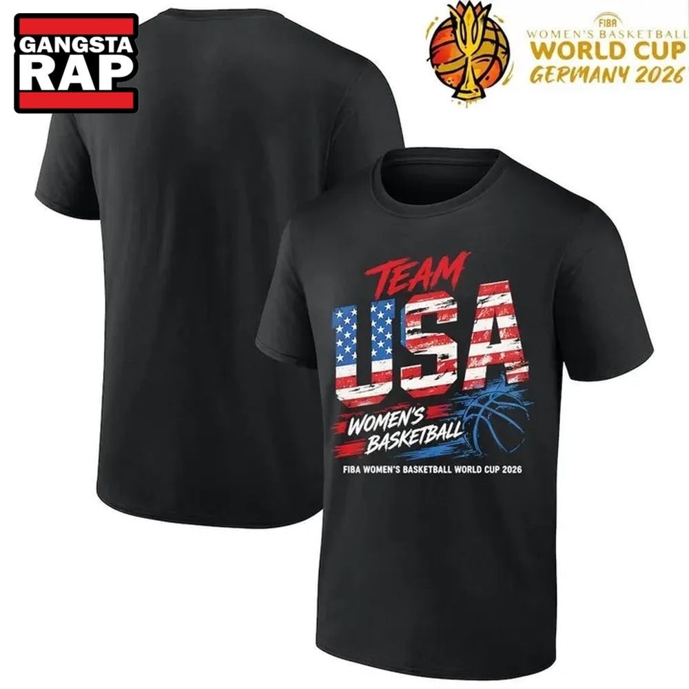 Team USA Womens Basketball FIBA World Cup 2026 Flag Graphic T Shirt, Trending 2D Shirt Team USA Womens Basketball FIBA World Cup 2026 Flag Graphic T Shirt, Trending 2D Shirt