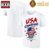 Team USA Womens Basketball FIBA World Cup 2026 White T Shirt, Trending 2D Shirt Team Usa Womens Basketball Fiba World Cup 2026 White T Shirt