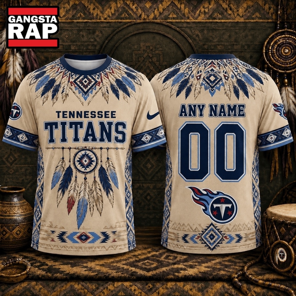 Tennessee Titans 2026 NFL Native American Heritage 3D Shirt, Football New Design Shirt Tennessee Titans 2026 Nfl Native American Heritage 3D Shirt