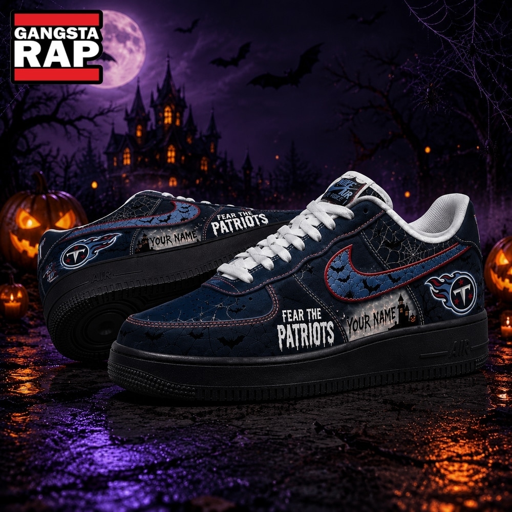 Tennessee Titans NFL Fear The Team Halloween Air Force 1 Shoes Sneakers, NFL Air Force 1 Shoes Tennessee Titans NFL Fear The Team Halloween Air Force 1 Shoes Sneakers, NFL Air Force 1 Shoes