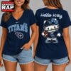 Tennessee Titans NFL Hello Kitty Football V Neck T Shirt, NFL V Neck T-Shirt 2 Tennessee Titans NFL Hello Kitty Football V Neck T Shirt, NFL V Neck T-Shirt Tennessee Titans Nfl Hello Kitty Football V Neck T Shirt