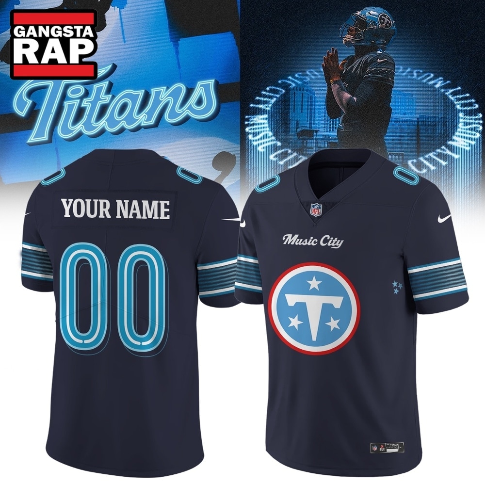 Tennessee Titans NFL Rivalries 2026 Custom Name And Number Football Jersey, Trending Football Jersey Tennessee Titans Nfl Rivalries 2026 Custom Name And Number Football Jersey