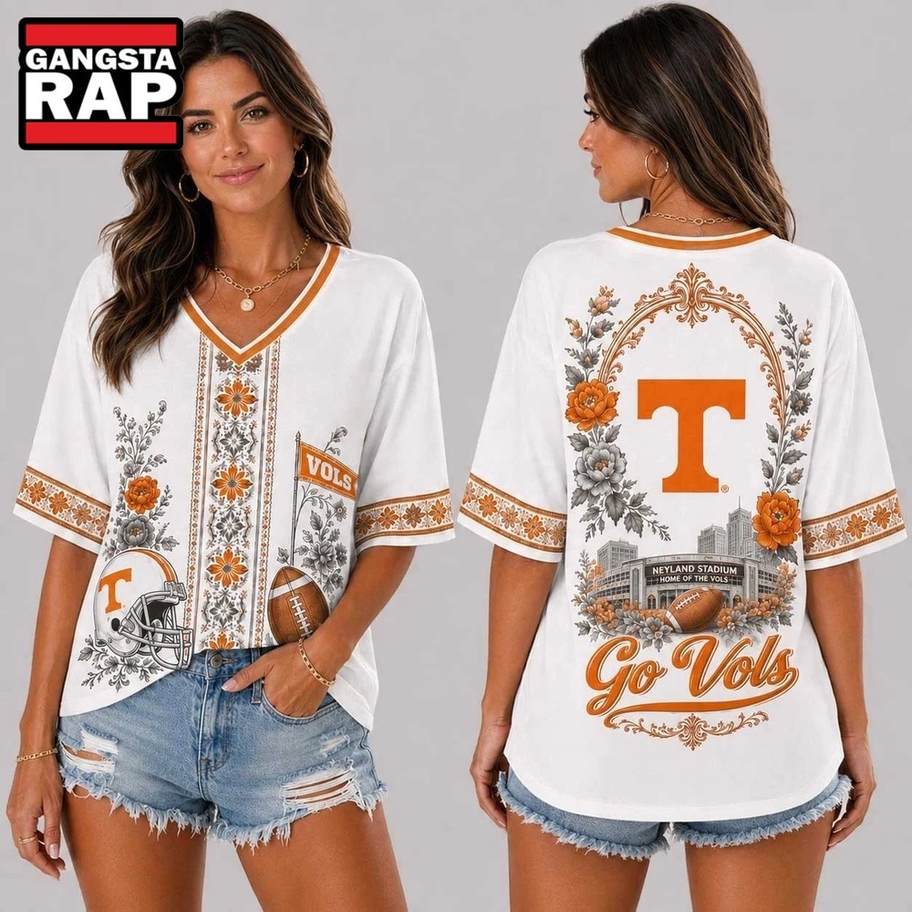 Tennessee Volunteers NCAA Collegiate Pride Collection V Neck T Shirt, NCAA V Neck T-Shirt Tennessee Volunteers NCAA Collegiate Pride Collection V Neck T Shirt, NCAA V Neck T-Shirt