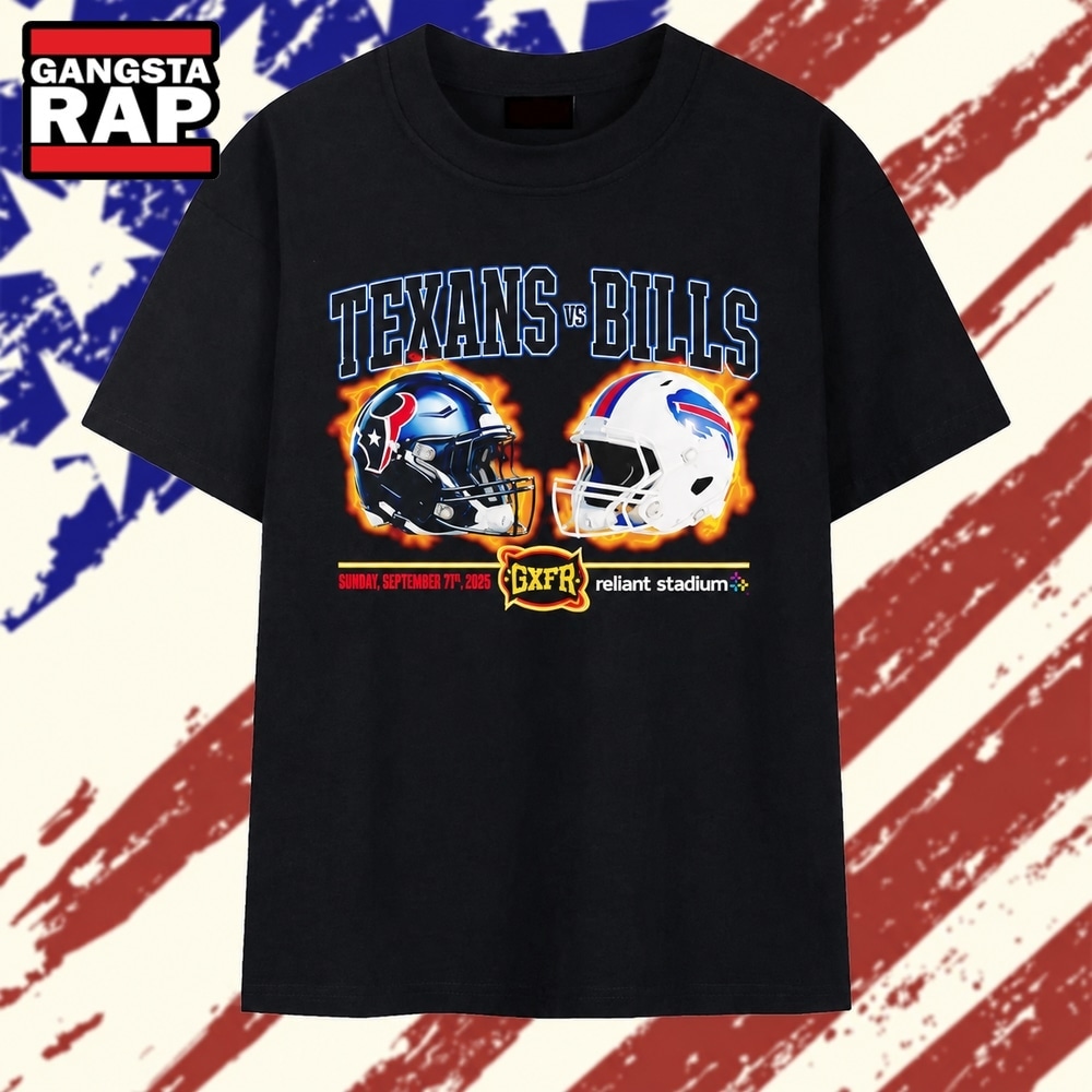 Texans vs Bills Sunday September 13th 2026 at Reliant Stadium T Shirt, Trending 2D Shirt Texans vs Bills Sunday September 13th 2026 at Reliant Stadium T Shirt, Trending 2D Shirt