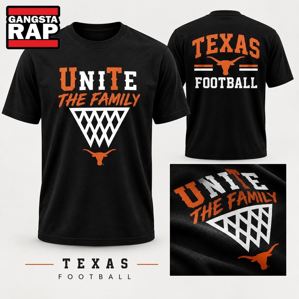 Texas Longhorns Unite The Family 2026 Limited Edition T Shirt, Trending Design Shirt Texas Longhorns Unite The Family 2026 Limited Edition T Shirt, Trending Design Shirt