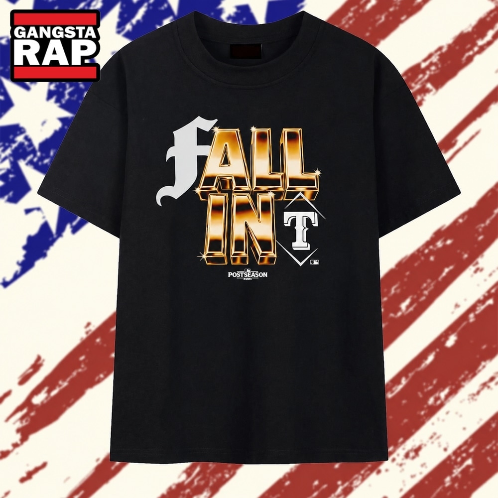 Texas Rangers Fall in Postseason 2024 Baseball T Shirt, Trending 2D Shirt Texas Rangers Fall IN Postseason 2024 Baseball T Shirt