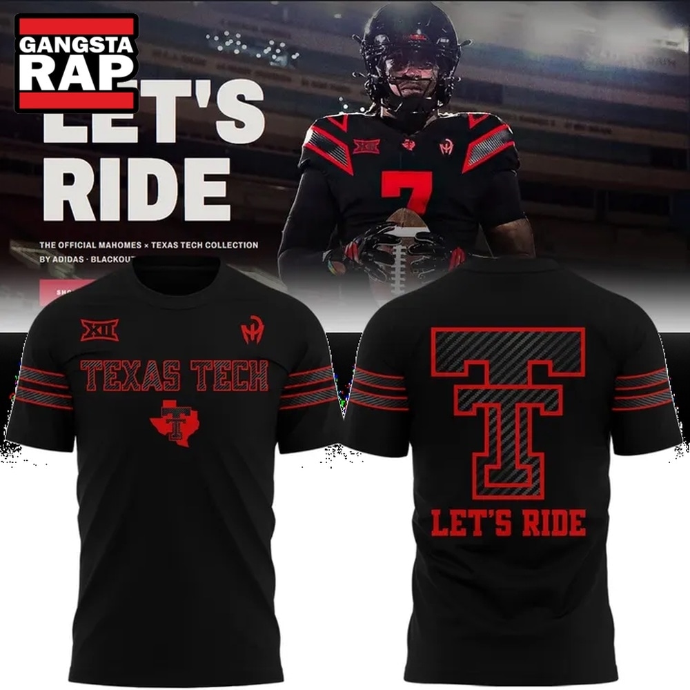 Texas Tech Red Raiders Football Let's Ride 2026 Limited Edition T Shirt, Trending Design Shirt Texas Tech Red Raiders Football Let S Ride 2026 Limited Edition T Shirt
