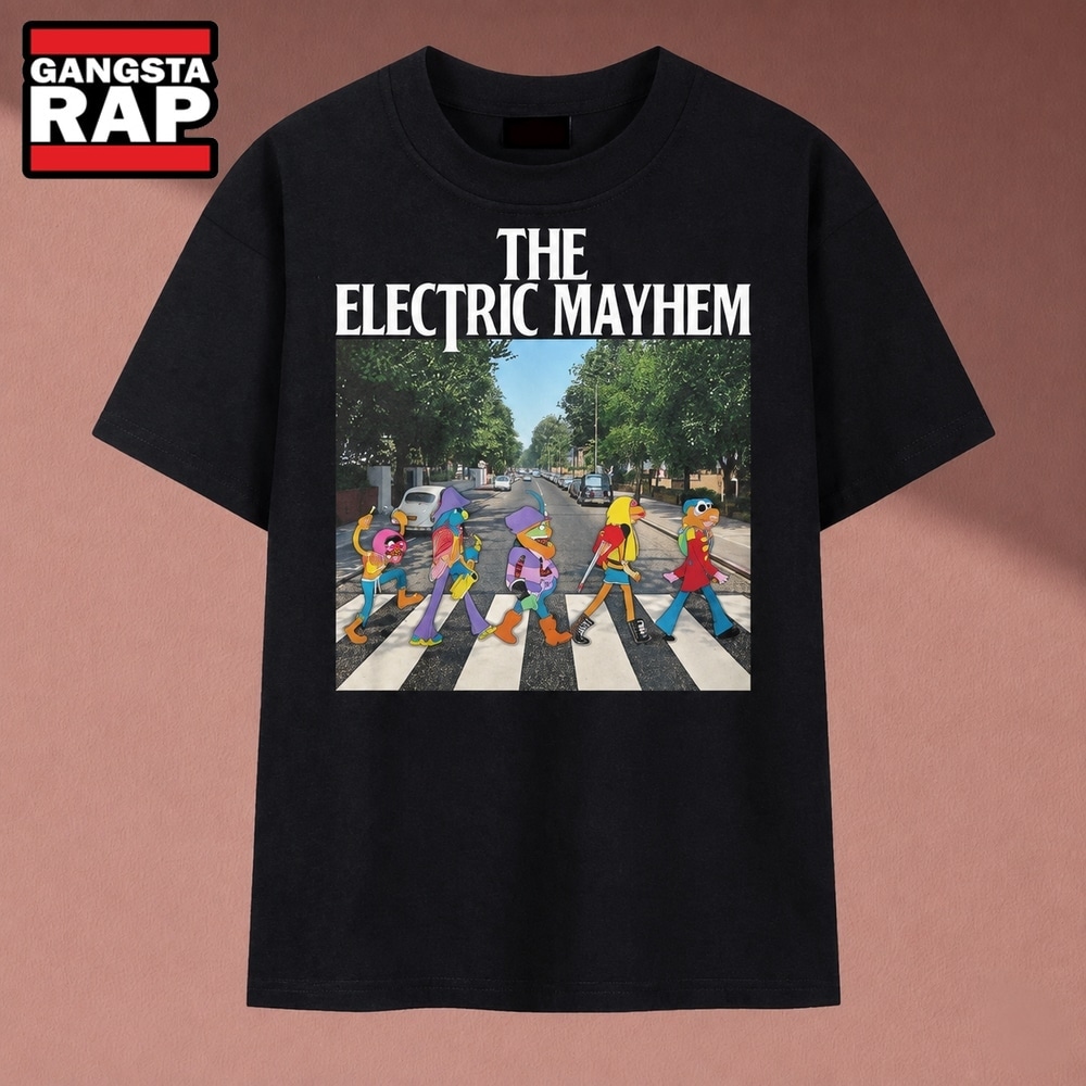 The Electric Mayhem Muppets Abbey Road Abbey Road Crossing Vintage T Shirt, Music 2D Shirt The Electric Mayhem Muppets Abbey Road Abbey Road Crossing Vintage T Shirt, Music 2D Shirt