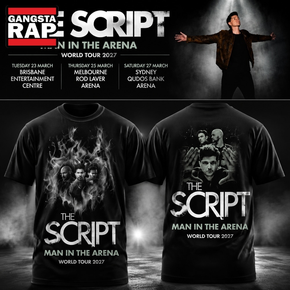 The Script Man In The Arena Tour 2026 Limited Edition T Shirt, Trending 3D Music Shirt The Script Man In The Arena Tour 2026 Limited Edition T Shirt, Trending 3D Music Shirt