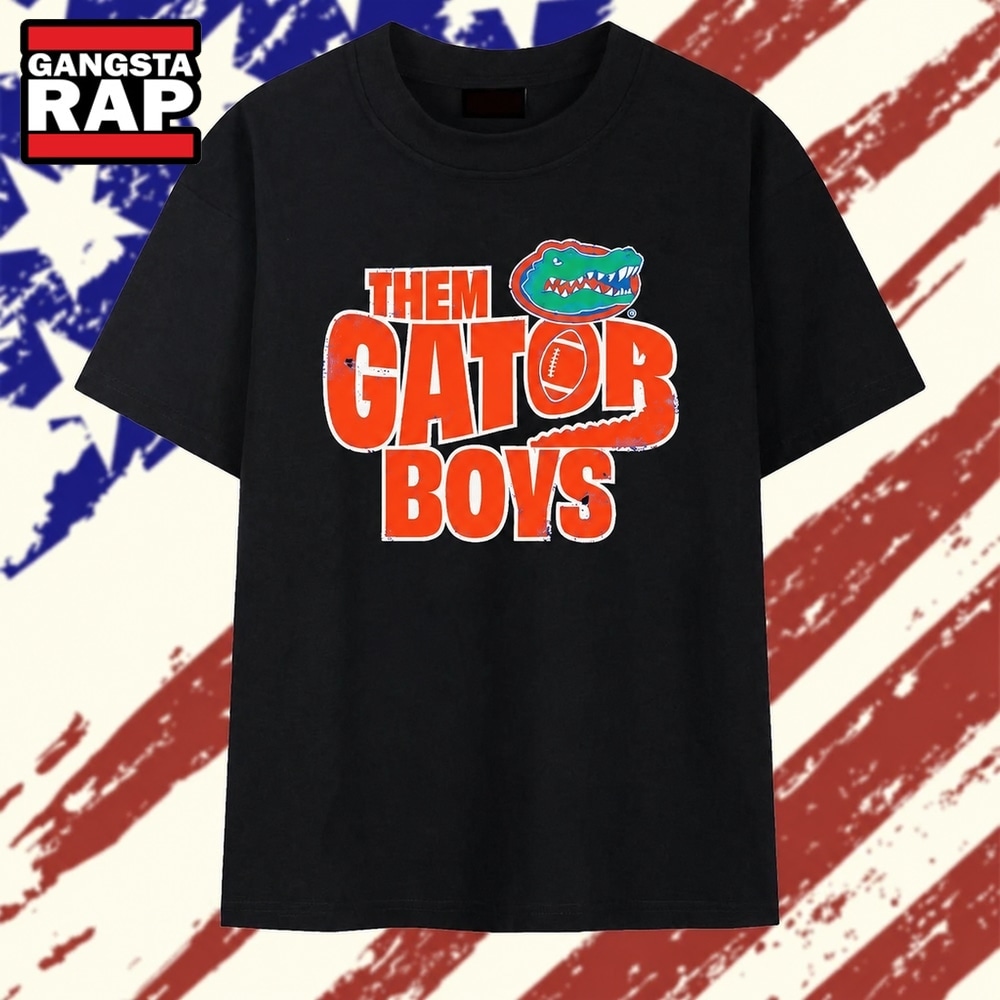 Them Gator Boys Florida Gators Football Distressed T Shirt, Trending 2D Shirt Them Gator Boys Florida Gators Football Distressed T Shirt