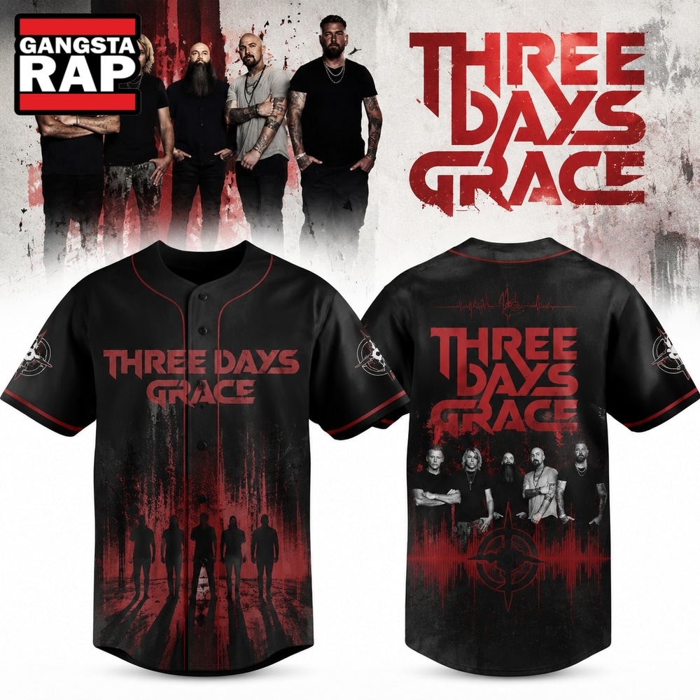 Three Days Grace Alienation Tour 2026 Limited Edition Jersey, Trending Music Jersey Three Days Grace Alienation Tour 2026 Limited Edition Jersey, Trending Music Jersey