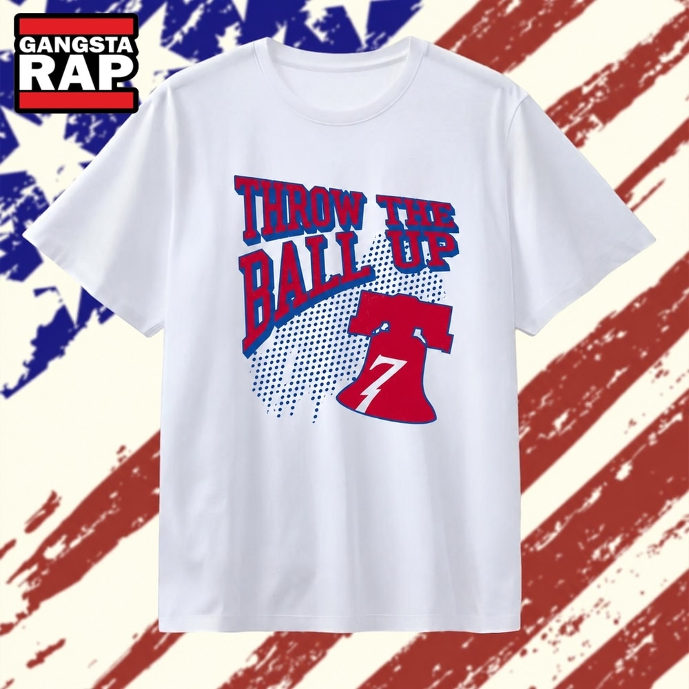 Throw the Ball Up Philadelphia 76ers NBA T Shirt, Trending 2D Shirt Throw The Ball UP Philadelphia 76ers Nba T Shirt