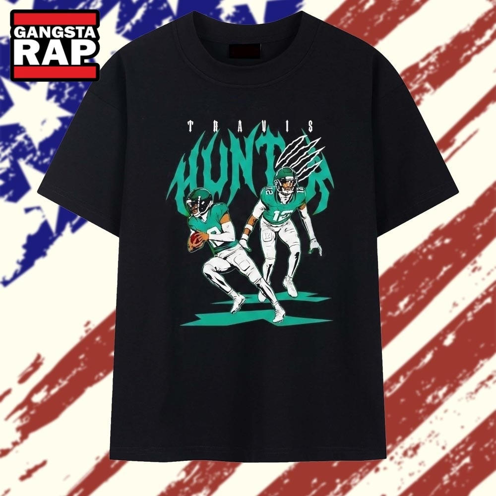 Travis Hunter Jacksonville Jaguars Hunter Two Way T Shirt, Trending 2D Shirt Travis Hunter Jacksonville Jaguars Hunter Two Way T Shirt, Trending 2D Shirt