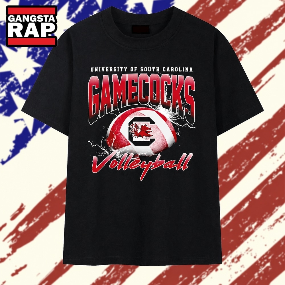 University of South Carolina Gamecocks Volleyball T Shirt, Trending 2D Shirt University of South Carolina Gamecocks Volleyball T Shirt, Trending 2D Shirt
