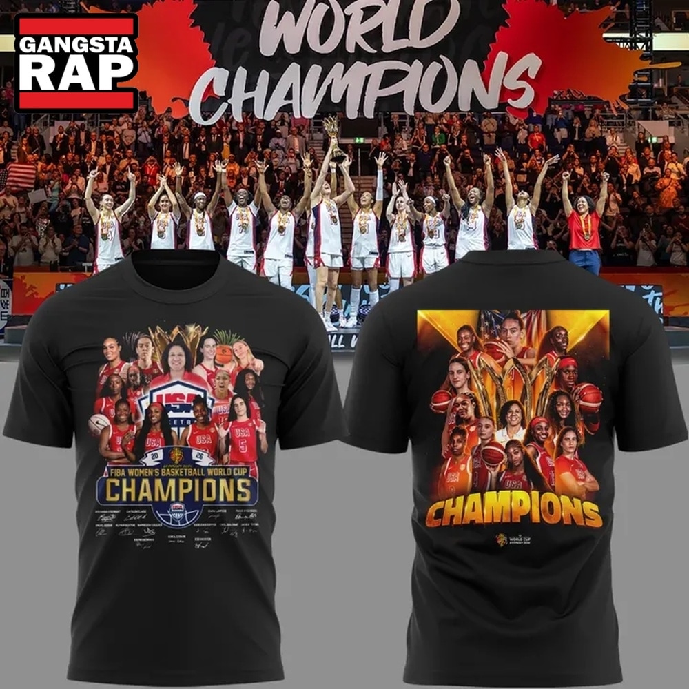 USA FIBA Women's Basketball World Cup Champion 2026 T Shirt, Trending Design Shirt