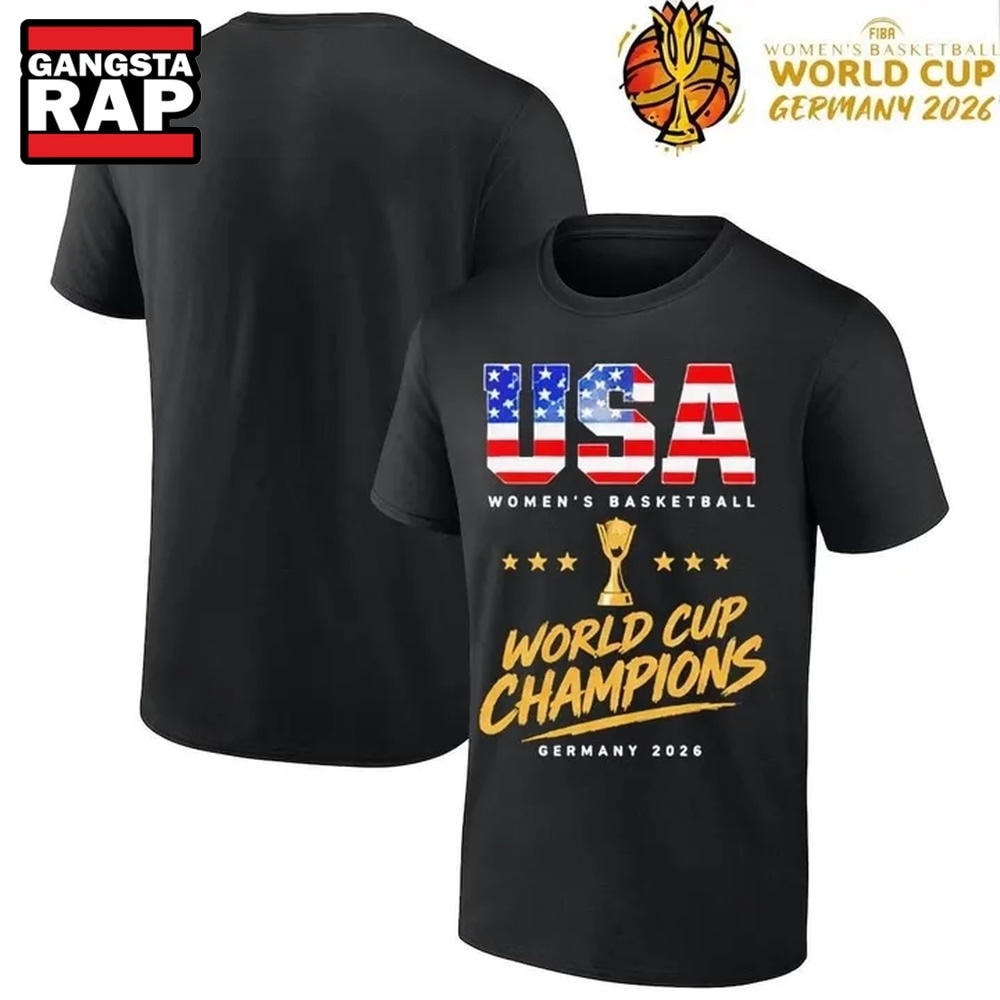 USA Team Champion FIBA Women’s Basketball World Cup Finals 2026 Black T Shirt, Trending 2D Shirt USA Team Champion FIBA Women’s Basketball World Cup Finals 2026 Black T Shirt, Trending 2D Shirt