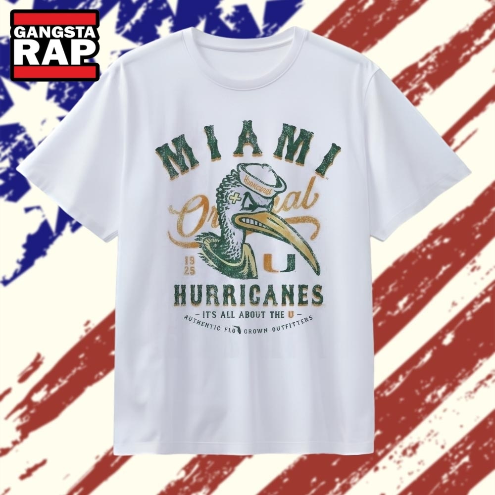 Vintage Miami Hurricanes It’s All About the U 1925 T Shirt, Trending 2D Shirt