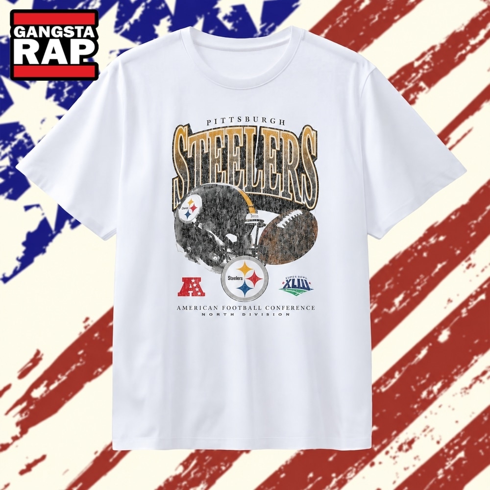 Vintage Pittsburgh Steelers Super Bowl XLIII American Football Conference T Shirt, Trending 2D Shirt Vintage Pittsburgh Steelers Super Bowl Xliii American Football Conference T Shirt